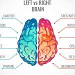 How does the right brain help creativity amongst children at a younger age?